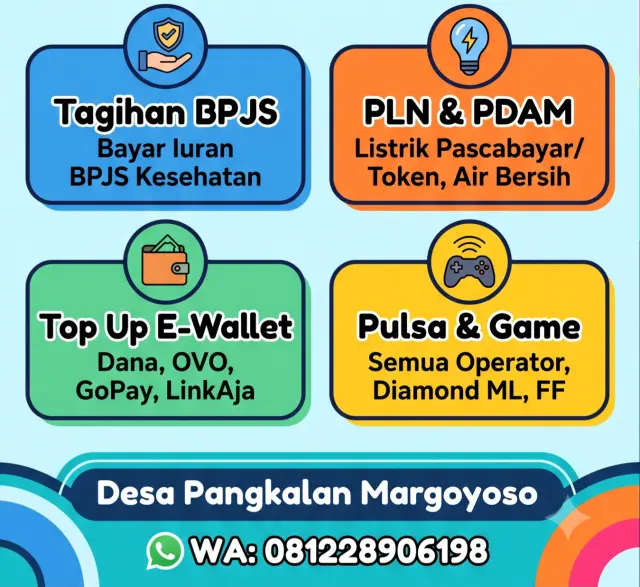Cek & Pembayaran Tagihan, TopUp E-Wallet Dan Bayar Denda